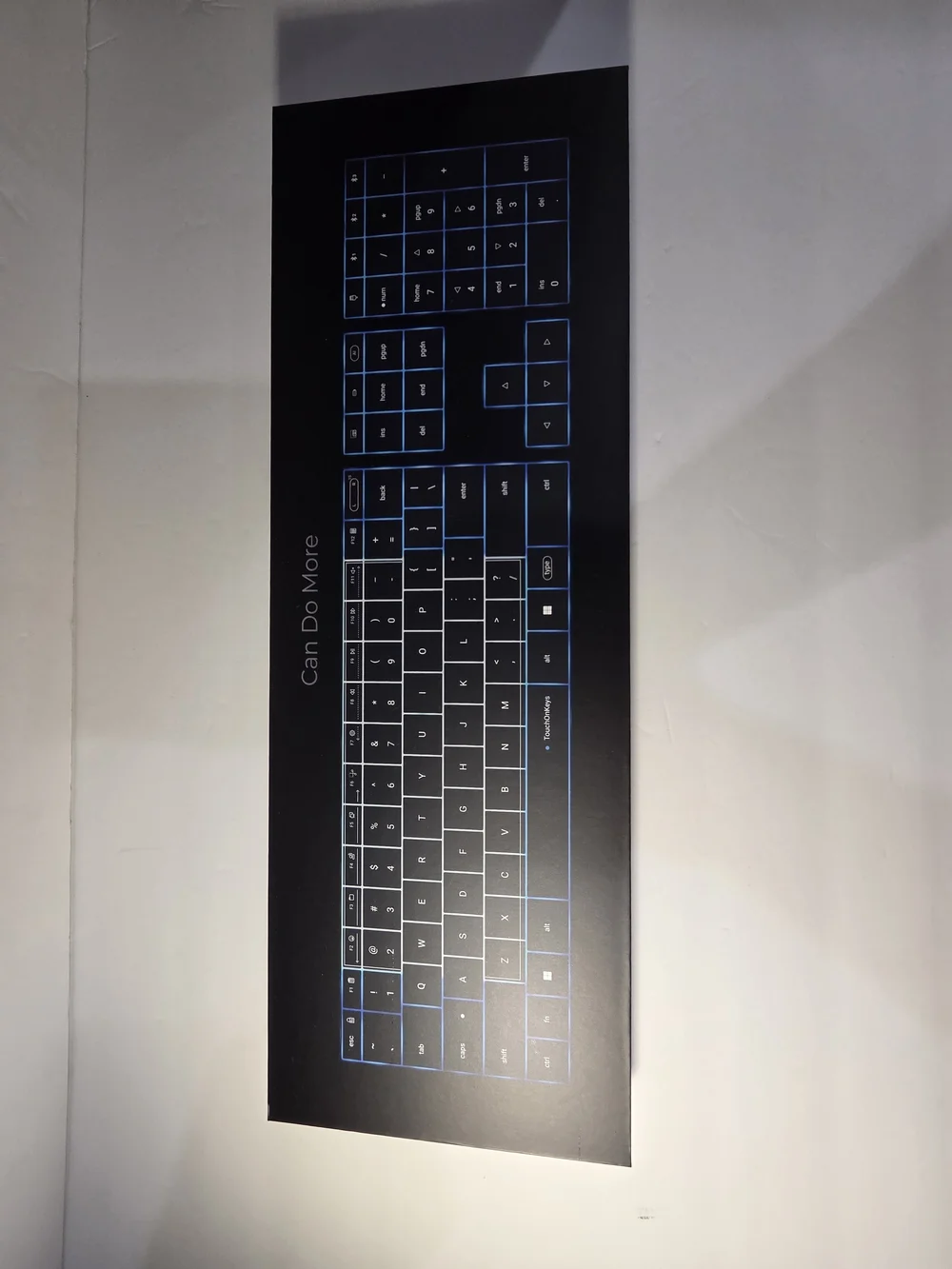 clevetura clvx  Black Wireless Keyboard with Rgb Backlight